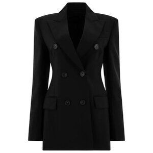 Aritzia Babaton 1-01 Double Breasted Black Tailored Blazer Sz 00